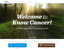 Tablet Screenshot of knowcancer.com